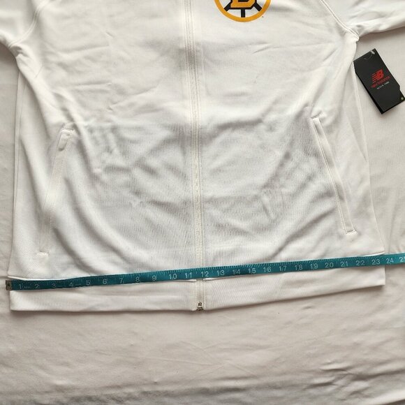 Boston Bruins 100 Centennial White Full Zip Jacket Sweatshirt - Rare - Picture 6 of 12
